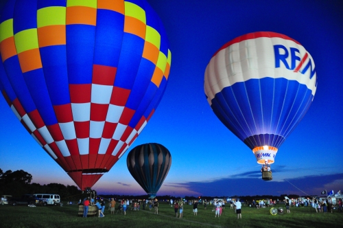 Free Picture: Photo of the hot air balloon festival put on at the New Smyrna Beach airport in FL.