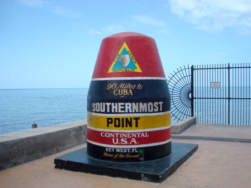 Free Picture: Photo of the Southernmost Point Buoy in Key West, FL.