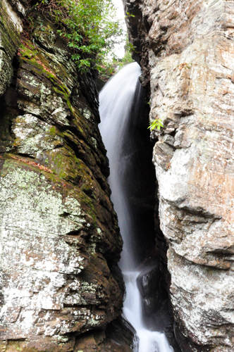 Free Picture: Photo of a beautiful waterfall called Raven Cliff Falls that's located at the end of the Raven Cliff Falls Trail near Helen, GA.