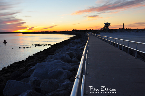 Photo of Ponce Inlet Beach Sunset Jetty Florida